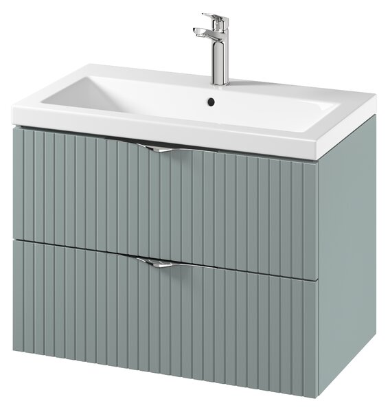 Cersanit Tirso lavoar cu dulap 80 cm verde S801-540