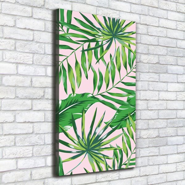 Tablou pe pânză frunze tropicale