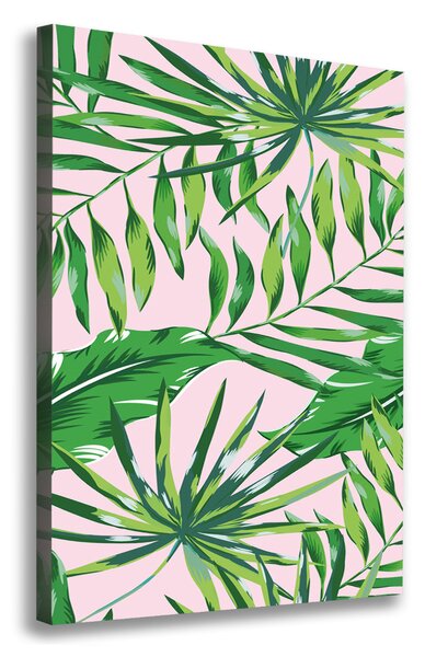 Tablou pe pânză frunze tropicale