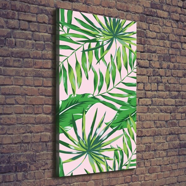 Tablou pe pânză frunze tropicale
