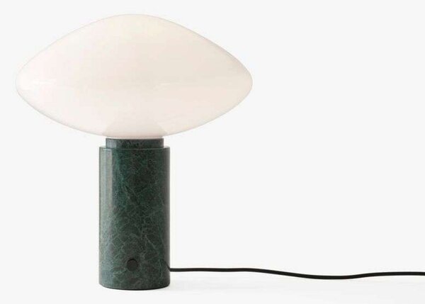 Lampă de masă &Tradition, reglabil, Verde, Camera de zi, Piatră, Design