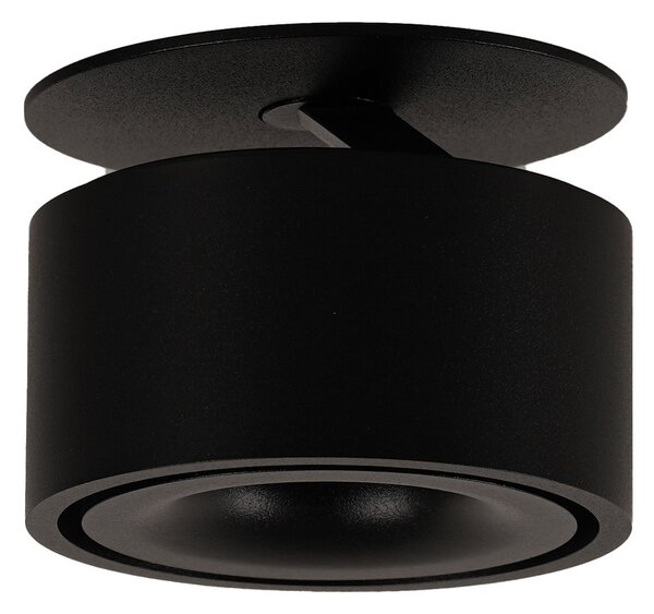 Spoturi ANTIDARK, Braccio, reglabil, Negru, dormitor, Metal, Modern