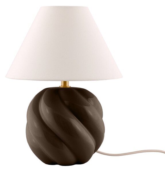 Lampă de masă Globen Lighting, DAHLIA, Bej, Camera de zi, Țesătură / Textil