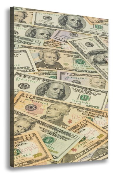 Tablou pe pânză canvas bancnote dolar