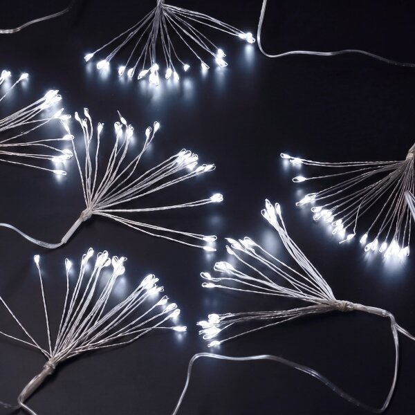 BRILAGI - LED șir luminos de exterior pentru Crăciun 300xLED 7m IP44 alb rece efect de artificii