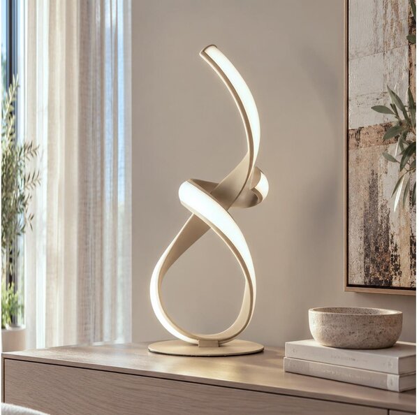 ONLI - LED Lampă de masă MATISSE LED/22W/230V 60 cm bej