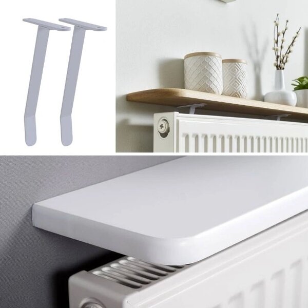 Radifloat™ Poliță Plutitoare Pentru Radiator, Stejar alb 60 cm
