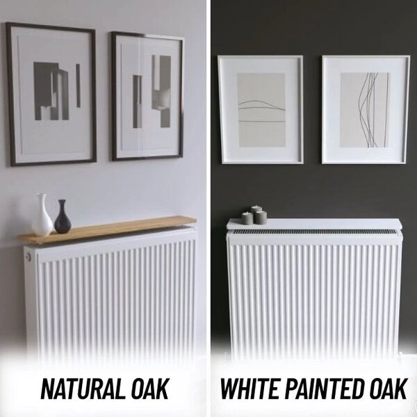 Radifloat™ Poliță Plutitoare Pentru Radiator, Stejar alb 60 cm