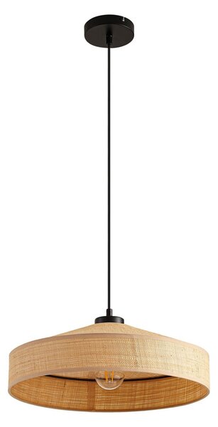 Lustră Pendul Lindby, Haldor, reglabil, Bej, Camera de zi, Lemn, Scandinavă
