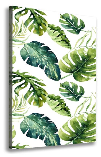 Tablou canvas frunze tropicale