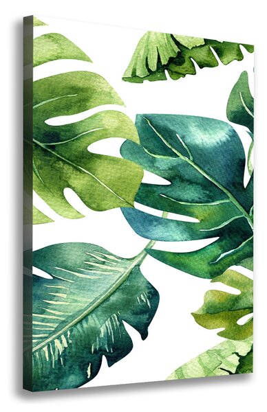 Tablou canvas frunze tropicale