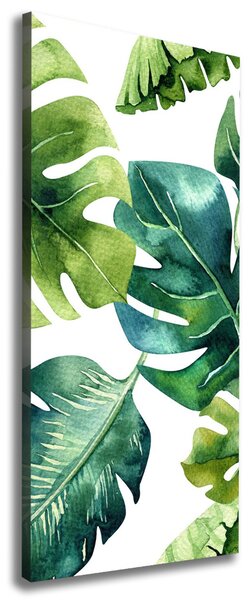 Tablou canvas frunze tropicale