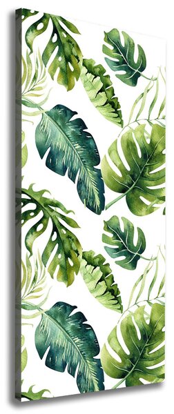 Tablou canvas frunze tropicale