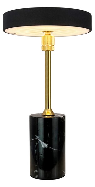 Lampă de masă Dyberg Larsen, Starlight, reglabil, Negru, Camera de zi, Metal, Design