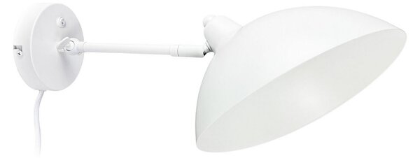 Lampă de perete Dyberg Larsen, Futura, Alb, Camera de zi, Metal, Scandinavă
