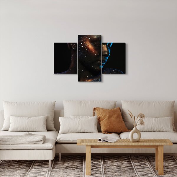 Tablou strălucitor a femeii (90x60 cm)