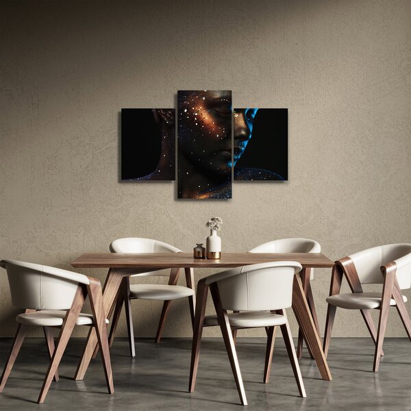 Tablou strălucitor a femeii (90x60 cm)