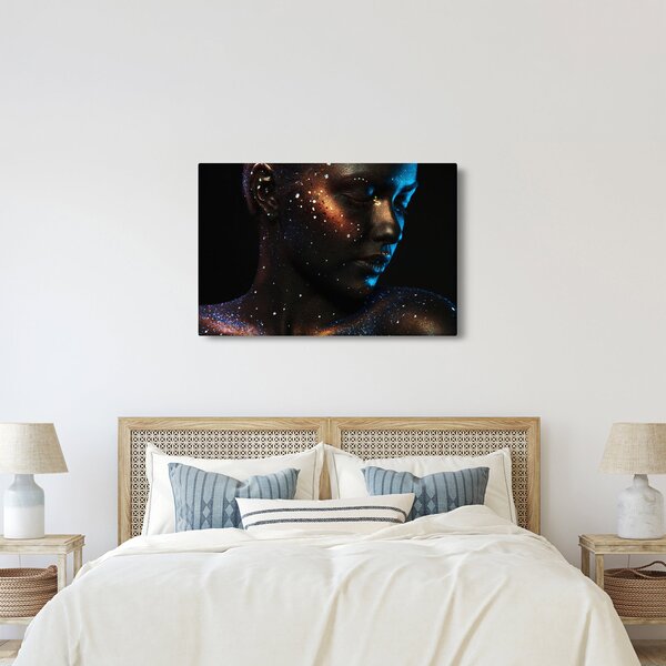 Tablou strălucitor a femeii (90x60 cm)