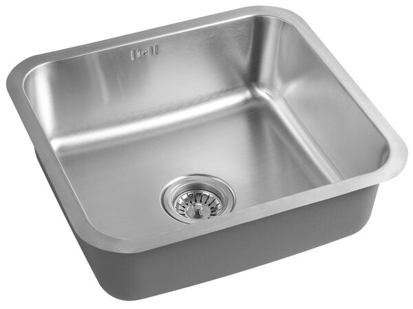 Aqualine Aqualine, chiuvetă încorporată din oțel inoxidabil 50x18x45cm, AQ5045