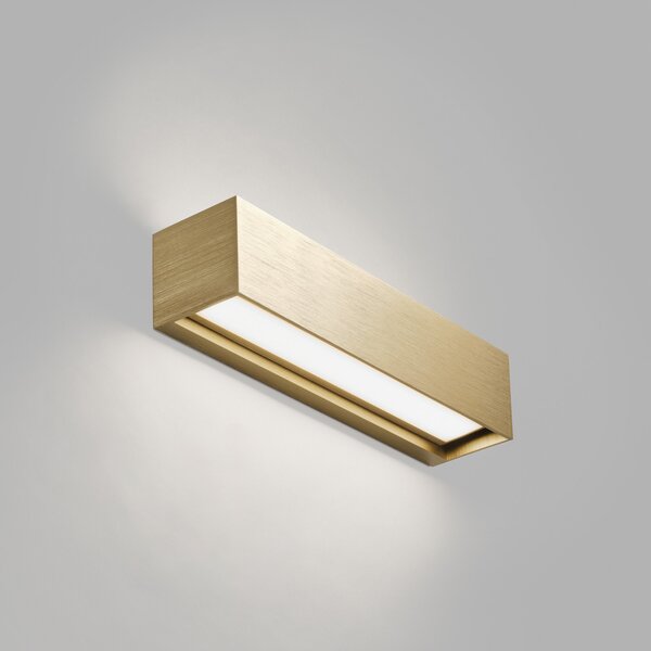 Lampă de perete LIGHT-POINT, Linea W2, reglabil, Auriu / Alamă, Camera de zi, Aluminiu, Design