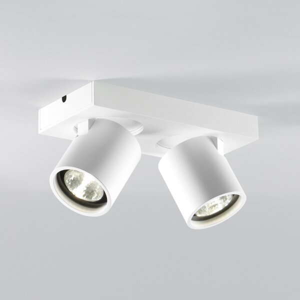 Plafoniere LIGHT-POINT, Focus 2, reglabil, Alb, Camera de zi, Aluminiu, Design