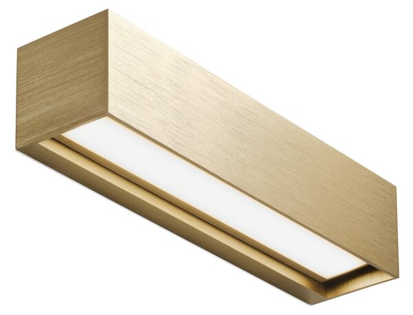 Lampă de perete LIGHT-POINT, Linea W2, reglabil, Auriu / Alamă, Camera de zi, Aluminiu, Design