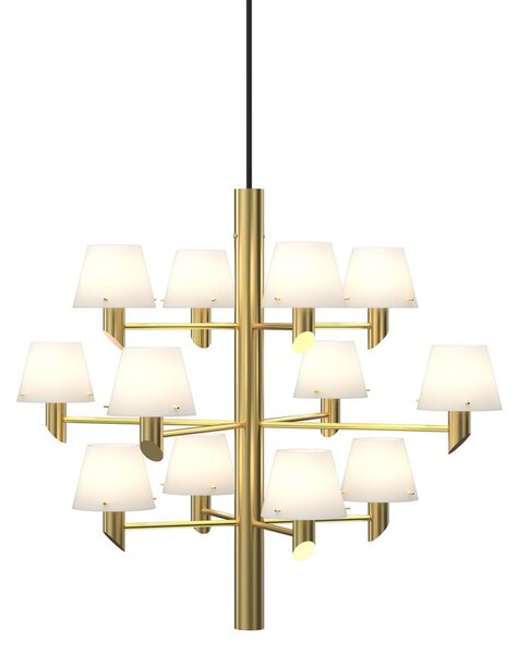 Candelabre Herstal, Gil, reglabil, Auriu / Alamă, Camera de zi, Metal, Design