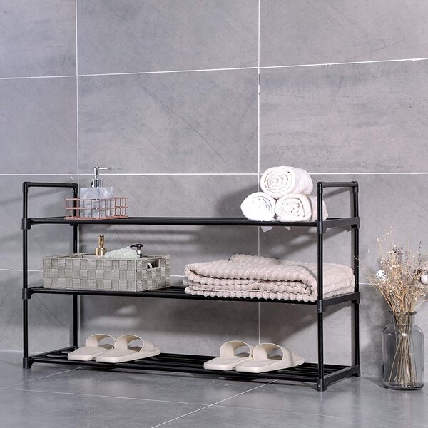 Dulap negru pentru incaltaminte VARIO 92x55 cm
