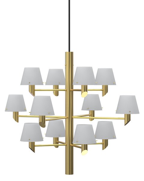 Candelabre Herstal, Gil, reglabil, Auriu / Alamă, Camera de zi, Metal, Design