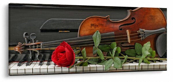 Tablou - Amintire de muzicean (120x50 cm)
