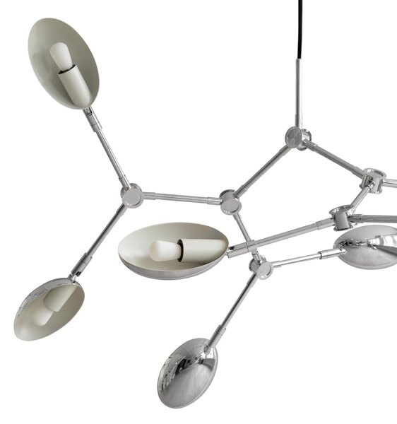 Candelabre 101 COPENHAGEN, Drop, Metalic, Zona coridorului, Aluminiu, Design