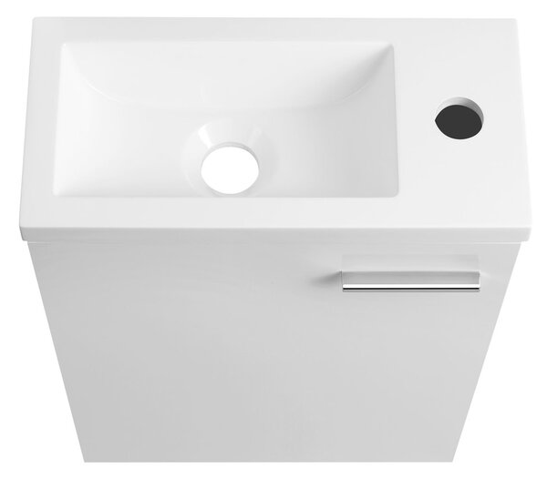 Aqualine Aqualine, Dulap lavoar ZOJA 37x50x18cm, alb, 51037A