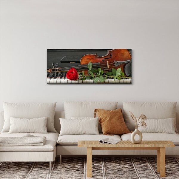 Tablou - Amintire de muzicean (120x50 cm)