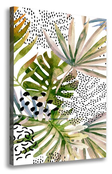 Tablou canvas frunze tropicale