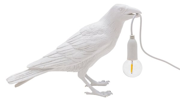 Lămpi de exterior SELETTI, Bird Lamp, Alb, Terasă, Plastic, Design