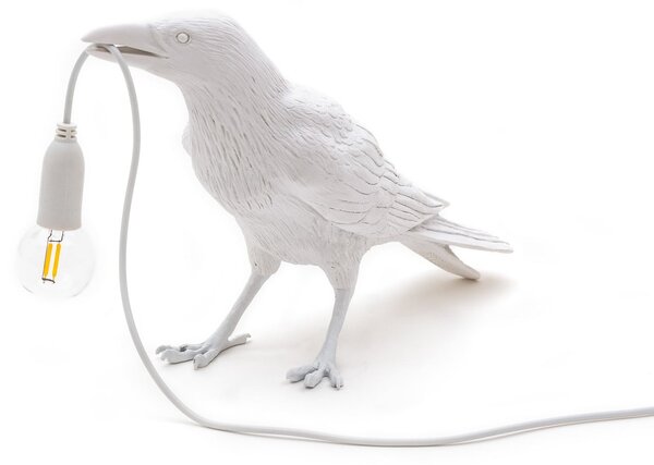 Lămpi de exterior SELETTI, Bird Lamp, Alb, Terasă, Plastic, Design