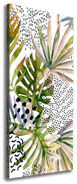 Tablou canvas frunze tropicale