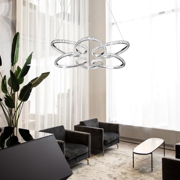 Lampa LED G002-CP CHROME