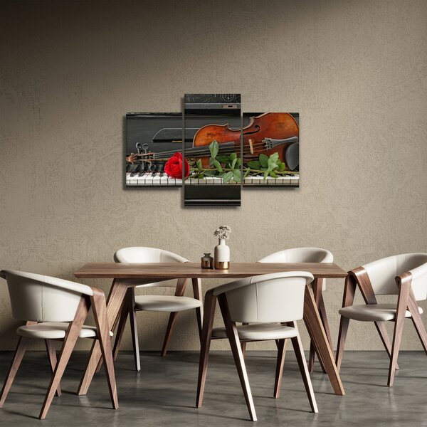 Tablou- Amintire de muzicean (90x60 cm)
