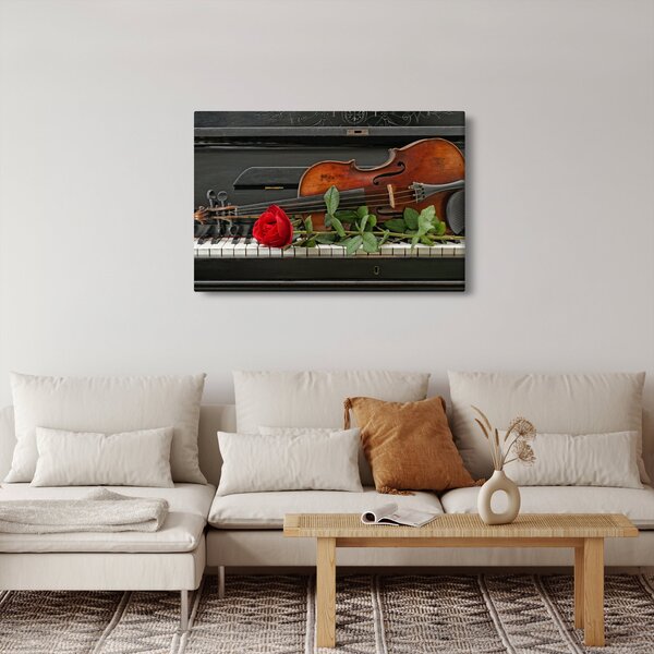 Tablou - Amintire de muzicean (90x60 cm)