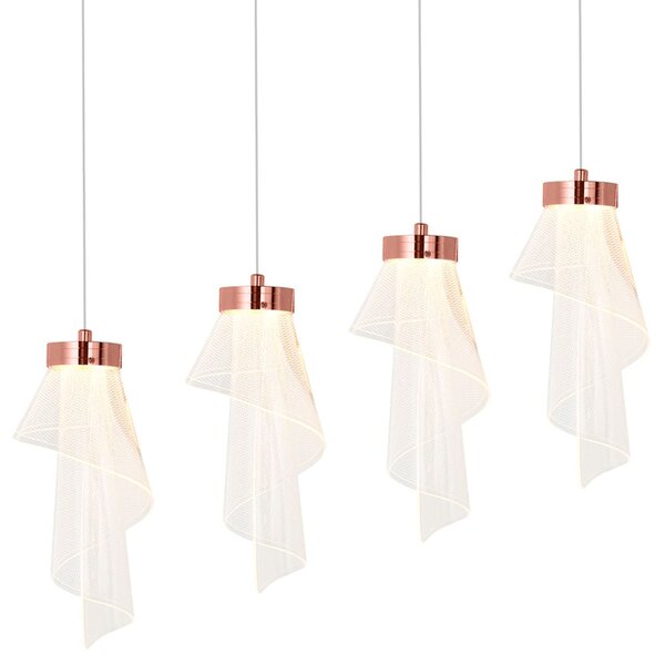 Lampa DE TAVAN oglinda ROSE Gold APP1765-1CP