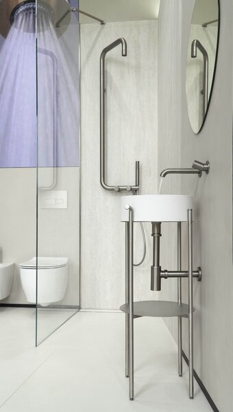 Deante Silia, baterie lavoar ascuns, otel, BHS_F54L