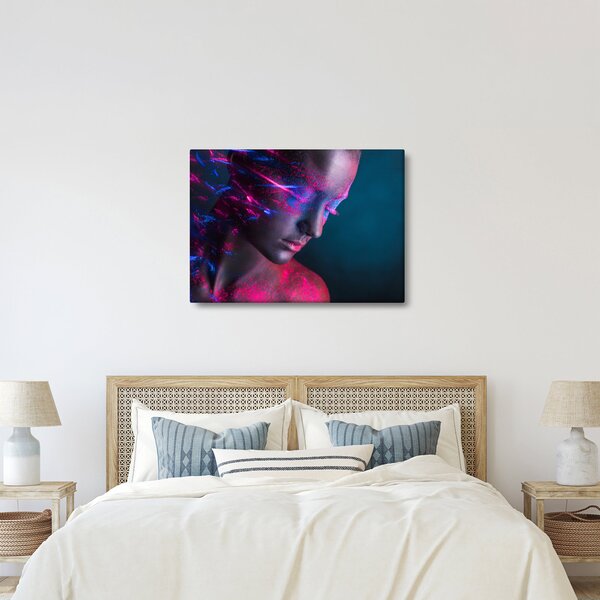Tablou strălucitor a femeii (70x50 cm)