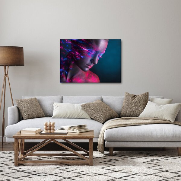 Tablou strălucitor a femeii (70x50 cm)