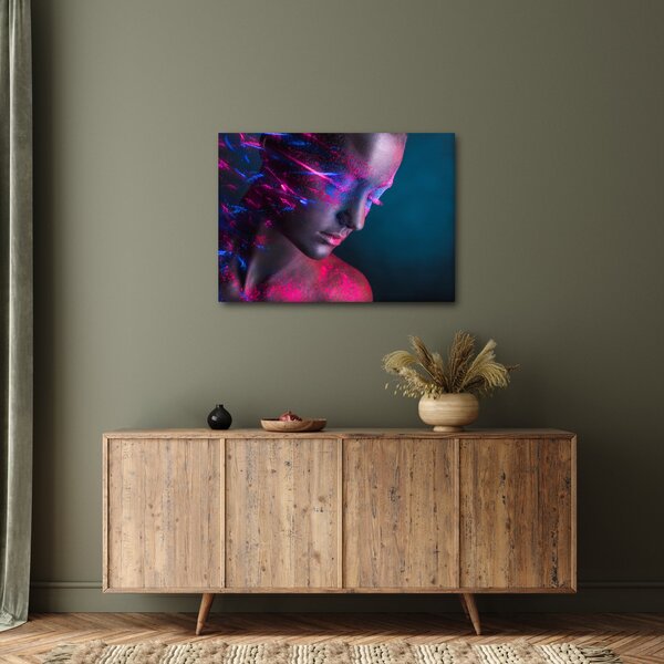 Tablou strălucitor a femeii (70x50 cm)