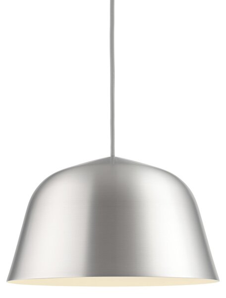 Lustră Pendul Muuto, Ambit, reglabil, Gri, Camera de zi, Aluminiu, Design