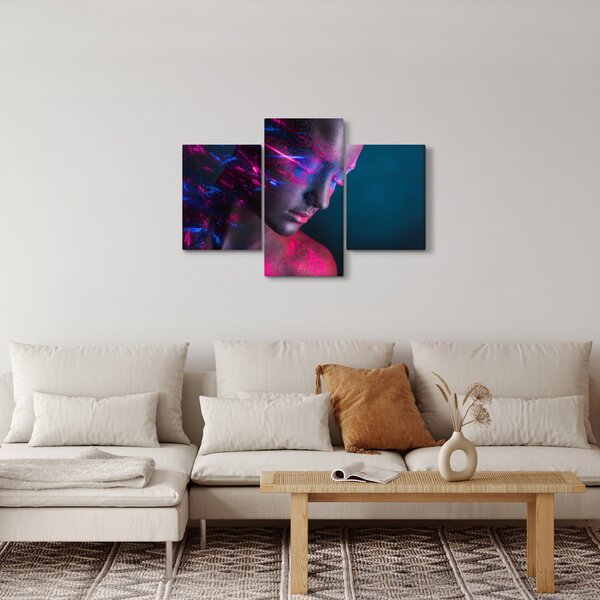 Tablou strălucitor a femeii (90x60 cm)