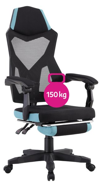 Scaun de birou Jarak 884H-L036 (negru + neo mint). 1075437