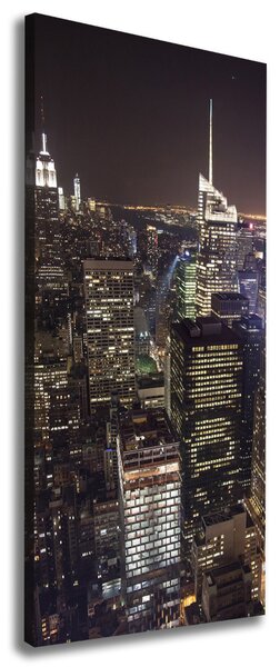 Print pe pânză New York, pe timp de noapte