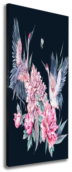 Imprimare tablou canvas Macarale si bujori